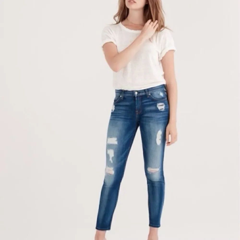 7 For All Mankind ‘The Ankle Skinny’ Destroy Jeans